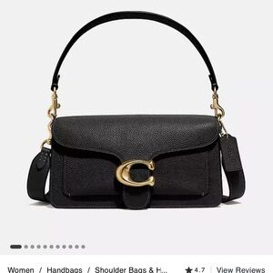 **UNAVIL UNTIL OCT (due to school) new coach tabby 26 in black w/ gold hardware